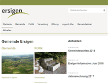 Tablet Screenshot of ersigen.ch